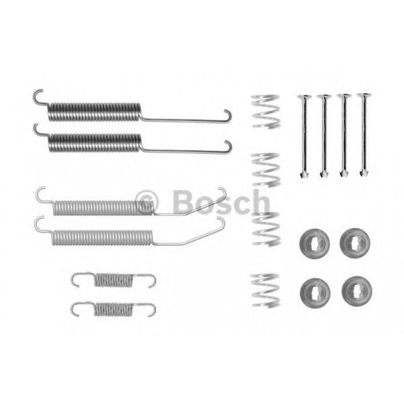 1987475309 BOSCH Монтажний комплект задніх гальмівний колодок