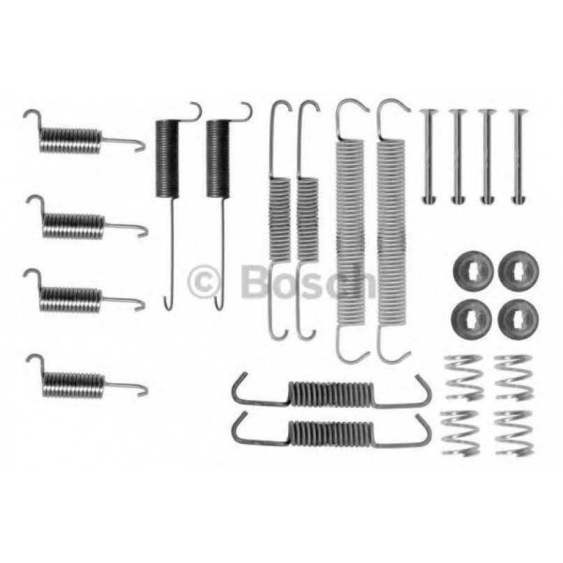 1987475133 BOSCH Монтажний комплект задніх гальмівний колодок