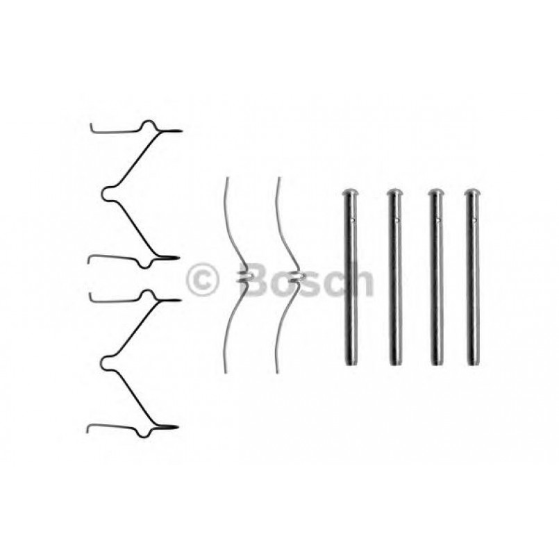 1987474208 BOSCH Монтажний комплект гальмівних колодок