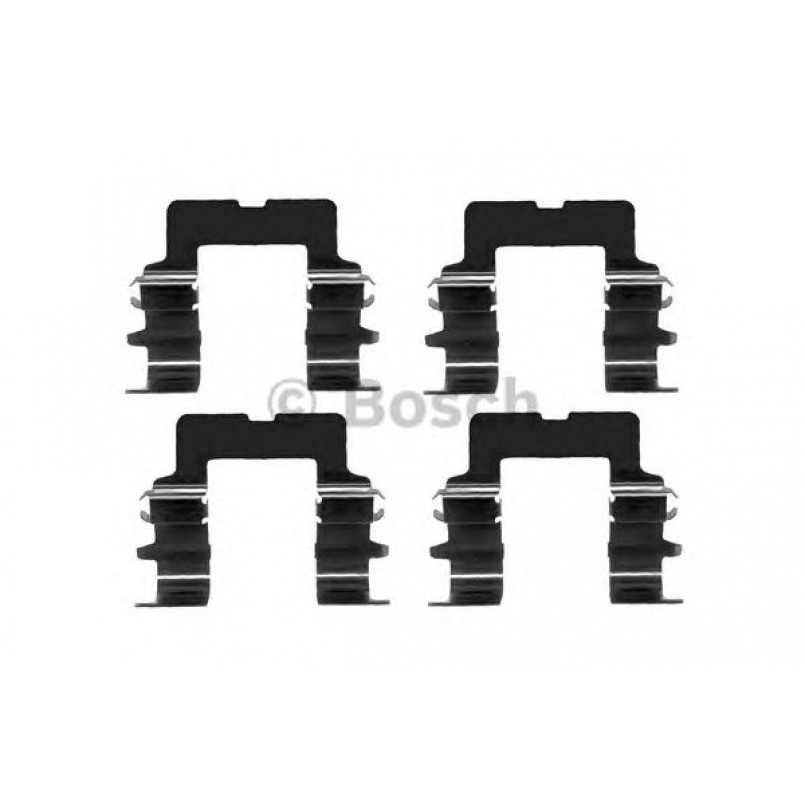1987474231 BOSCH Монтажний комплект гальмівних колодок