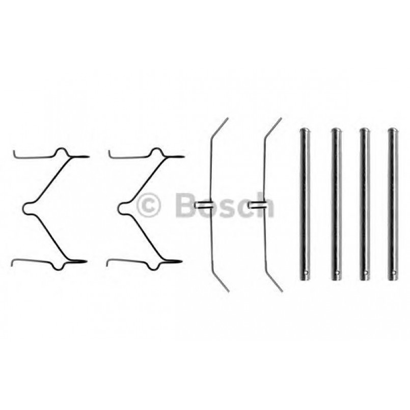1987474103 BOSCH Монтажний комплект гальмівних колодок