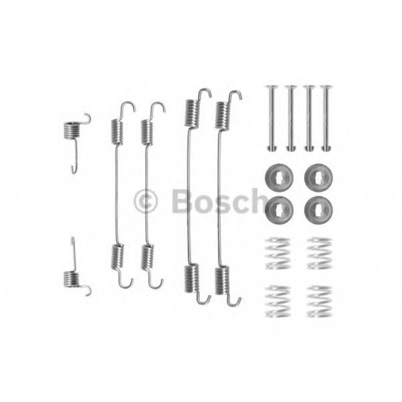 1987475255 BOSCH Монтажний комплект задніх гальмівний колодок