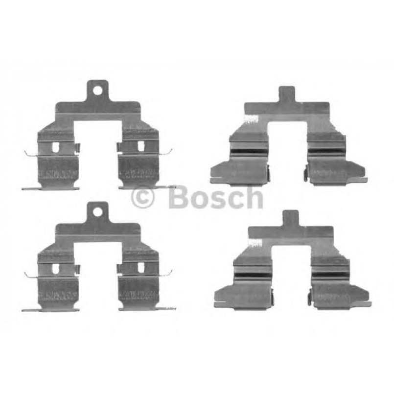 1987474715 BOSCH Монтажний комплект гальмівних колодок