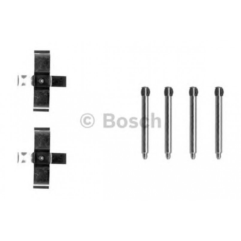 1987474180 BOSCH Монтажний комплект гальмівних колодок
