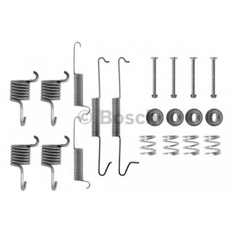 1987475178 BOSCH Монтажний комплект задніх гальмівний колодок