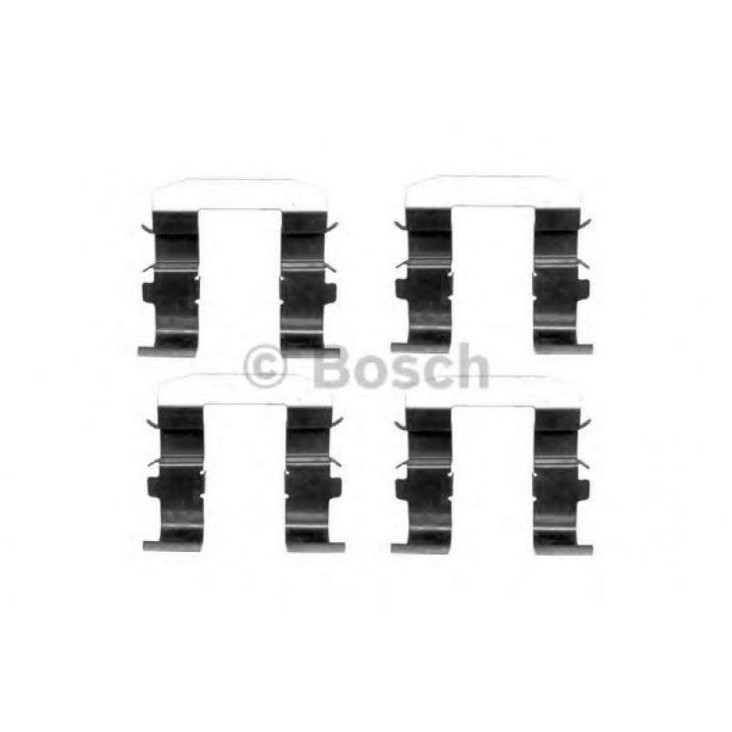 1987474421 BOSCH Монтажний комплект гальмівних колодок