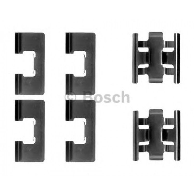 1987474608 BOSCH Монтажний комплект гальмівних колодок