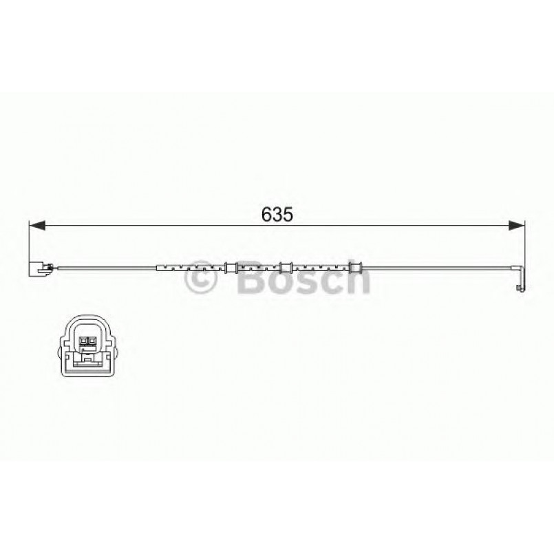 1987474515 BOSCH Датчик зносу гальмівних колодок
