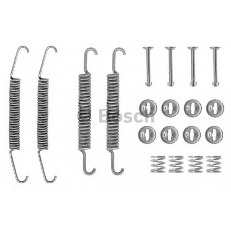1987475028 BOSCH Монтажний комплект задніх гальмівний колодок