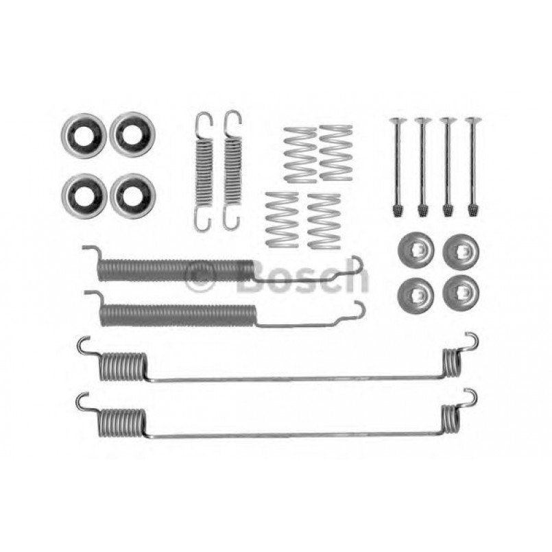 1987475308 BOSCH Монтажний комплект задніх гальмівний колодок