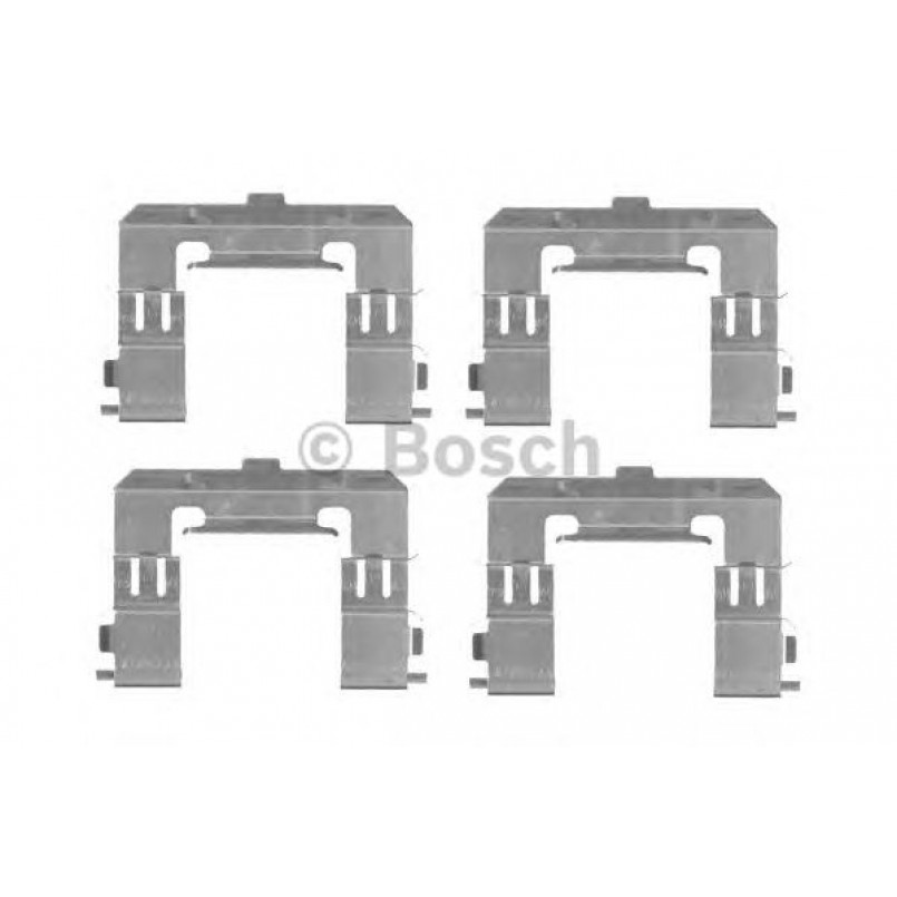 1987474450 BOSCH Монтажний комплект гальмівних колодок