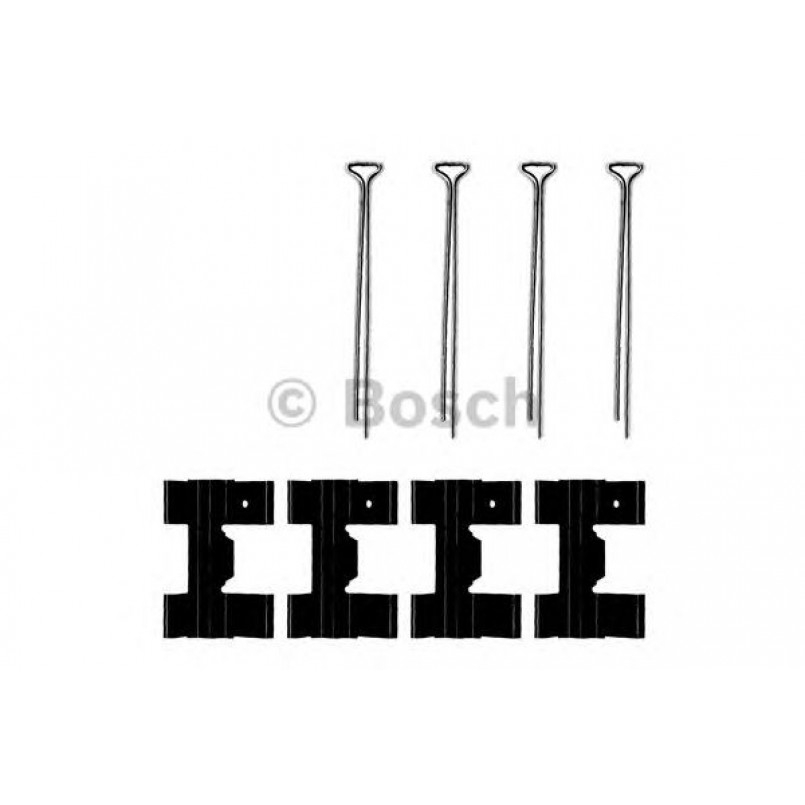 1987474115 BOSCH Монтажний комплект гальмівних колодок