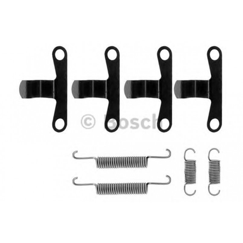 1987475109 BOSCH Монтажний комплект задніх гальмівний колодок