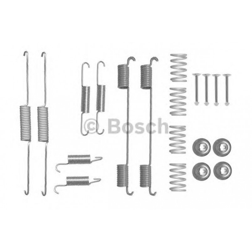 1987475315 BOSCH Монтажний комплект задніх гальмівний колодок