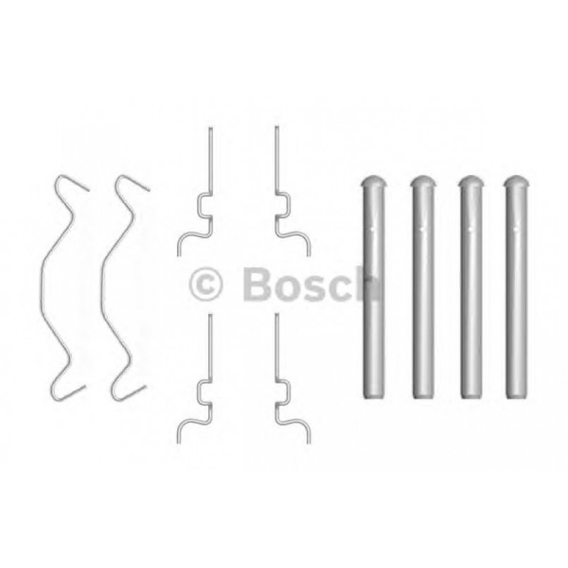 1987474313 BOSCH Монтажний комплект гальмівних колодок