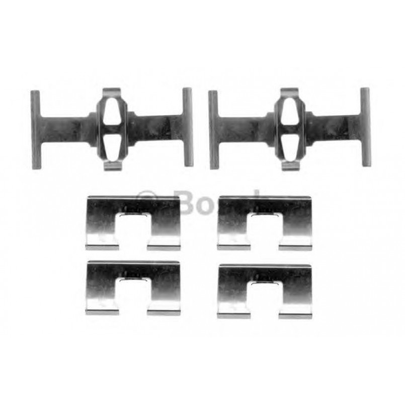 1987474332 BOSCH Монтажний комплект гальмівних колодок