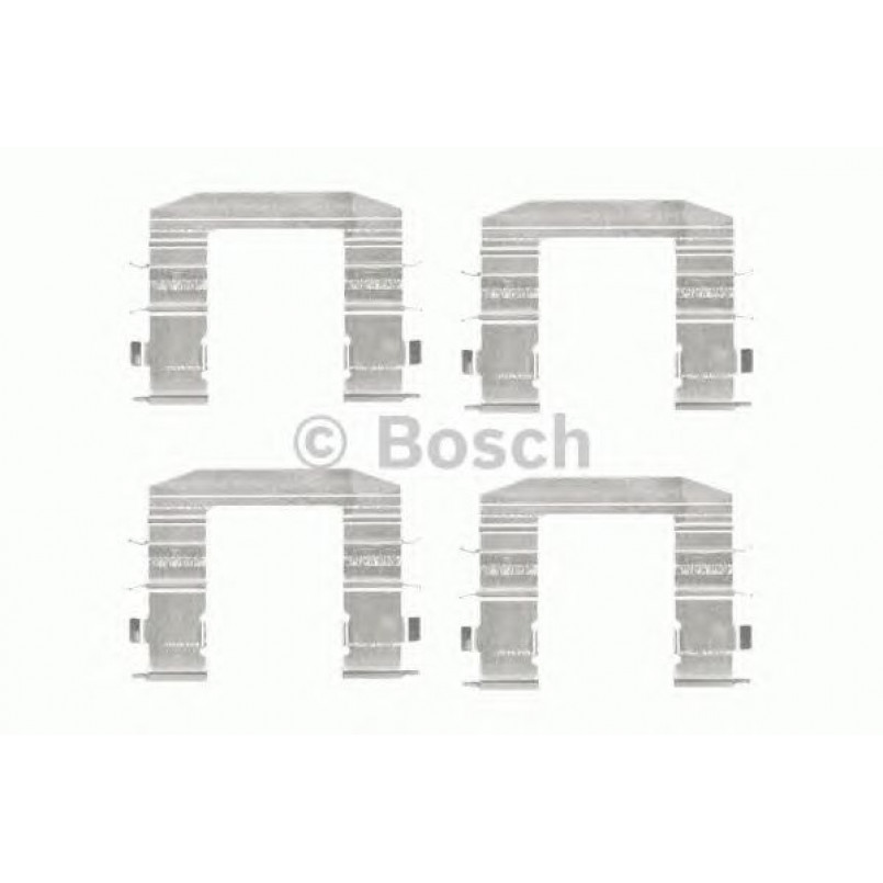 1987474447 BOSCH Монтажний комплект гальмівних колодок