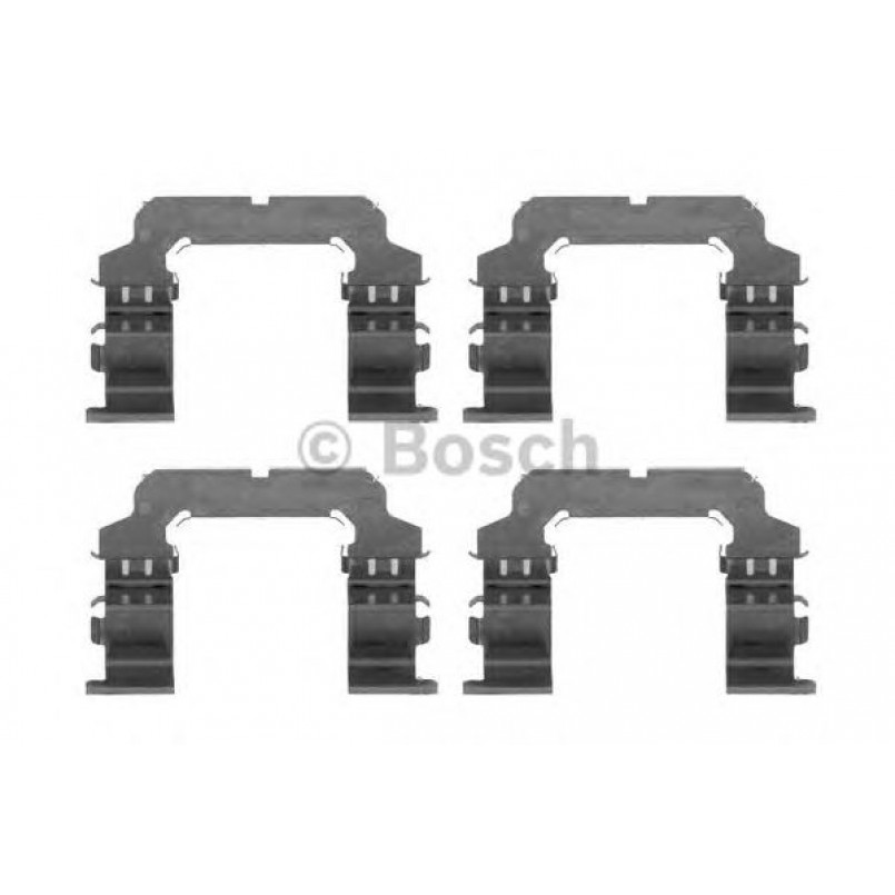 1987474462 BOSCH Монтажний комплект гальмівних колодок