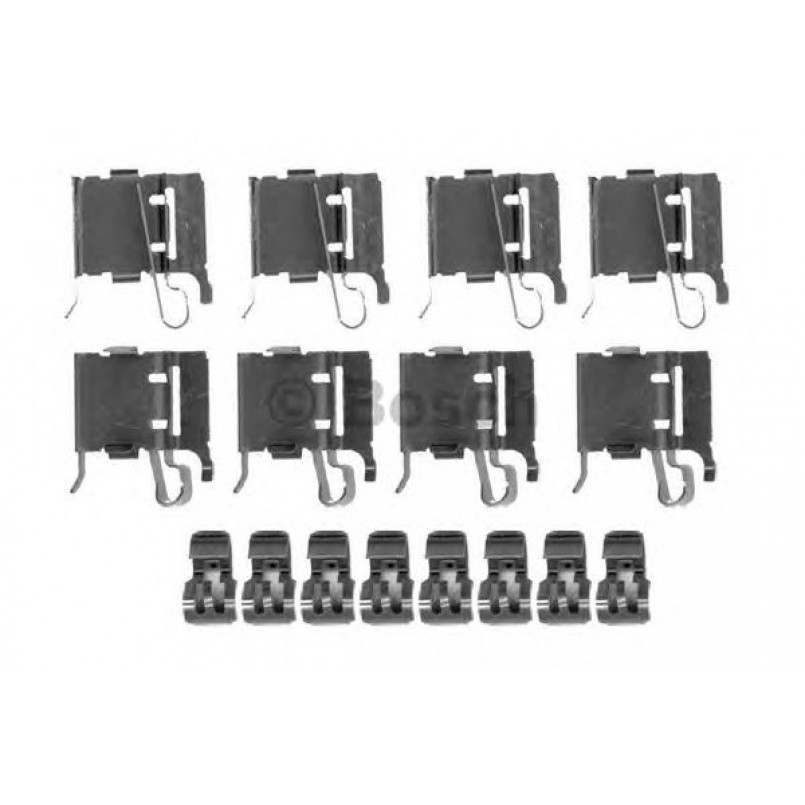 1987474468 BOSCH Монтажний комплект гальмівних колодок