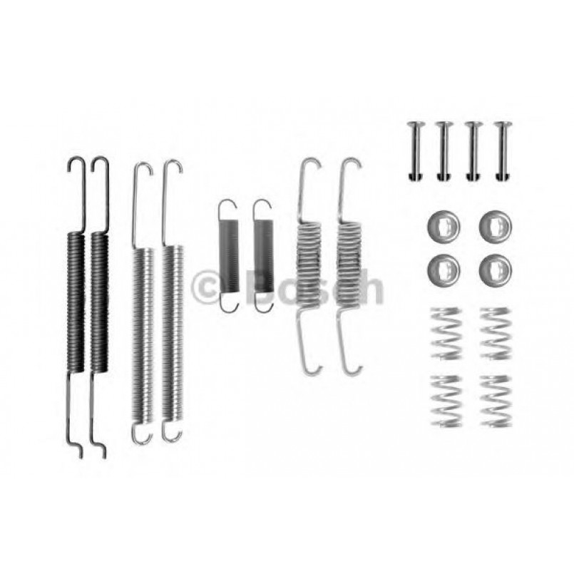 1987475242 BOSCH Монтажний комплект задніх гальмівний колодок