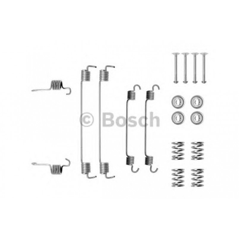1987475269 BOSCH Монтажний комплект задніх гальмівний колодок