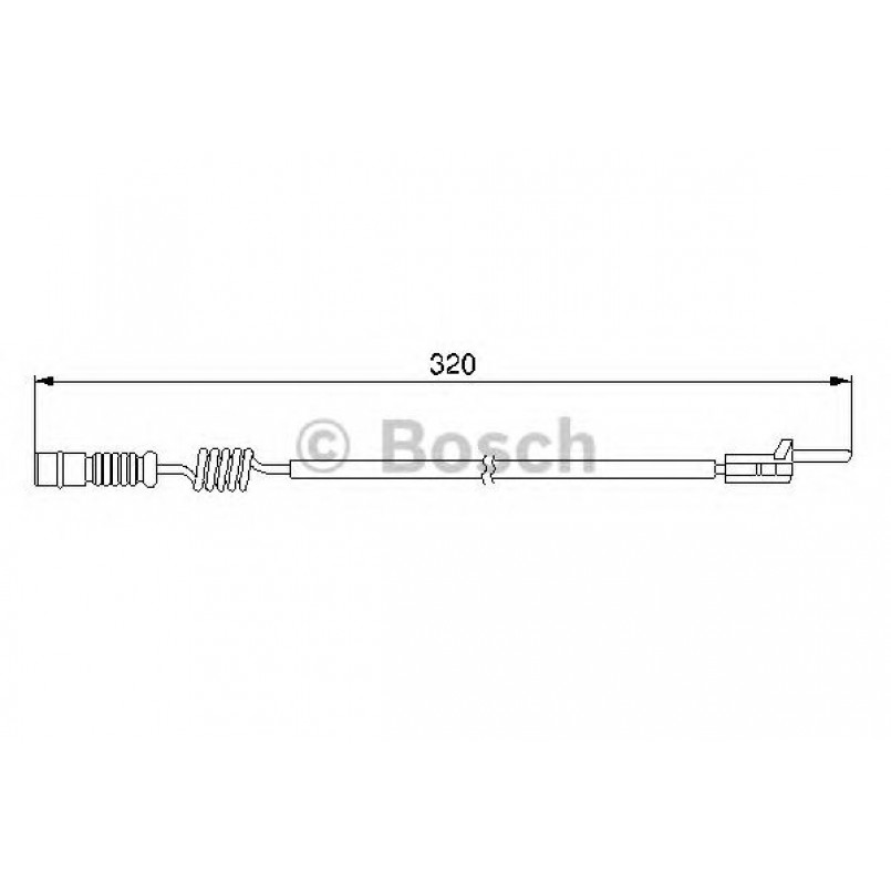 1987474964 BOSCH Датчик зносу гальмівних колодок