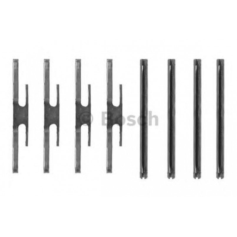 1987474126 BOSCH Монтажний комплект гальмівних колодок