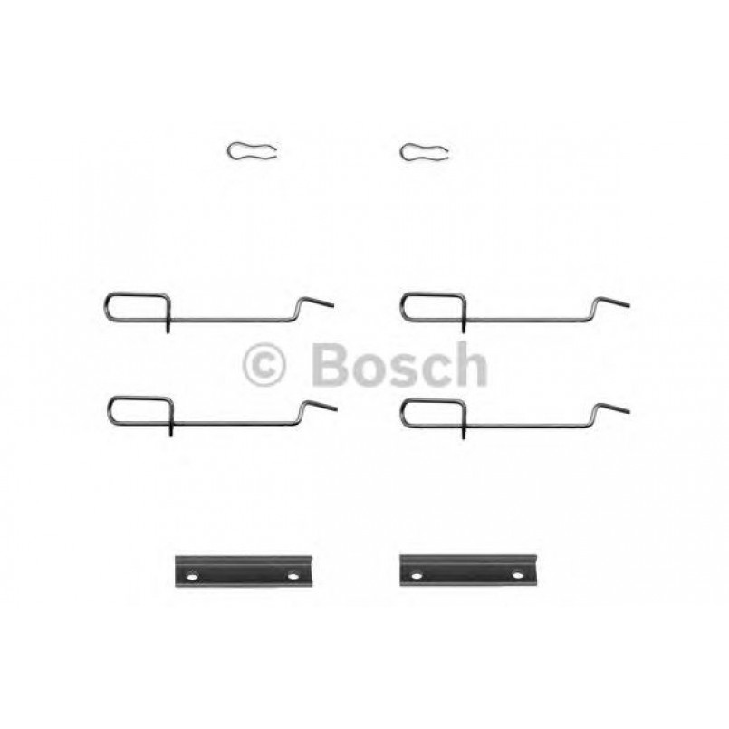 1987474197 BOSCH Монтажний комплект гальмівних колодок