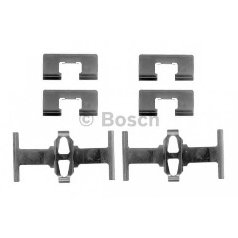 1987474329 BOSCH Монтажний комплект гальмівних колодок