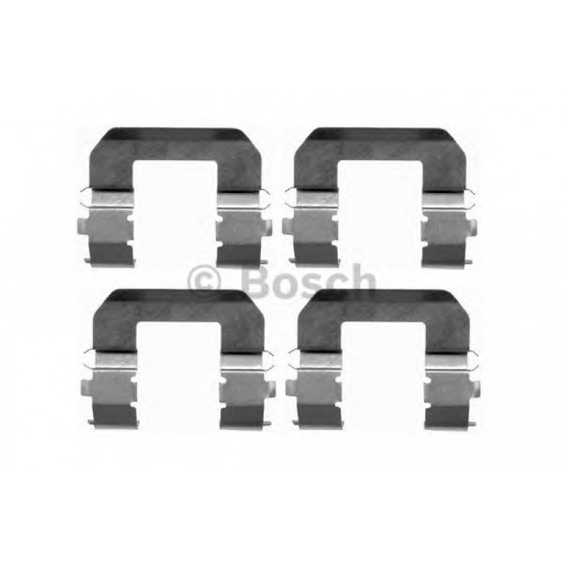 1987474404 BOSCH Монтажний комплект гальмівних колодок