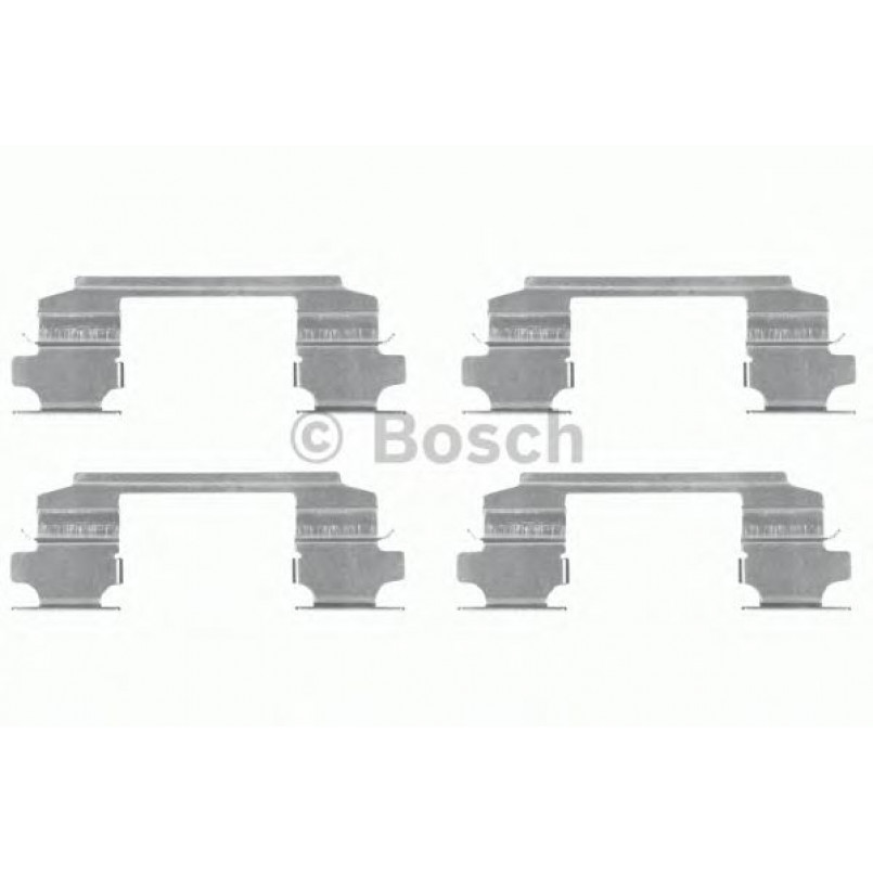 1987474436 BOSCH Монтажний комплект гальмівних колодок