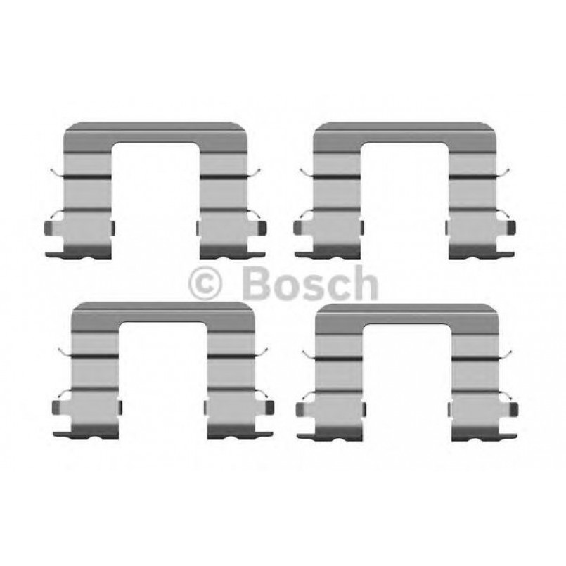 1987474441 BOSCH Монтажний комплект гальмівних колодок