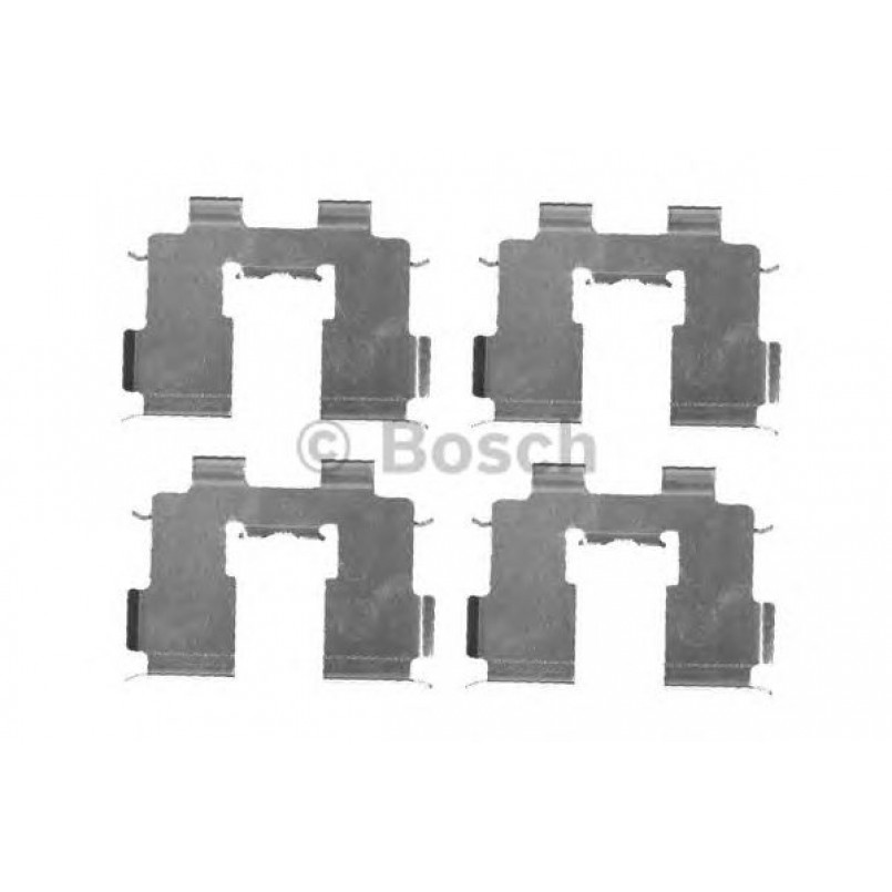 1987474452 BOSCH Монтажний комплект гальмівних колодок