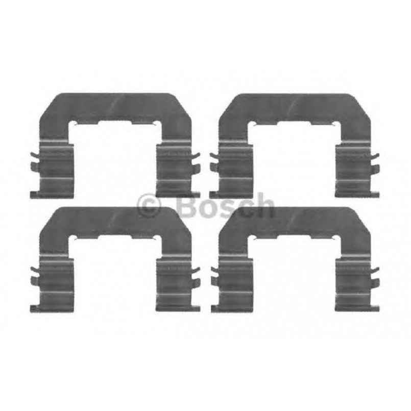 1987474454 BOSCH Монтажний комплект гальмівних колодок