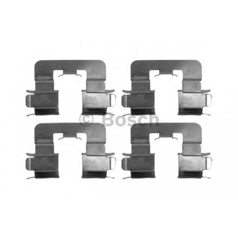 1987474465 BOSCH Монтажний комплект гальмівних колодок