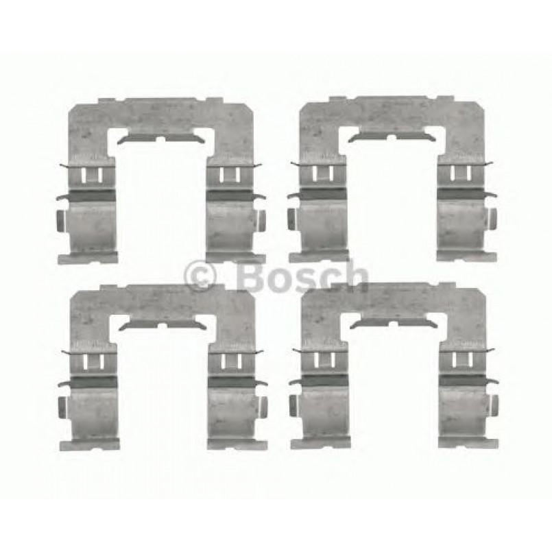 1987474717 BOSCH Монтажний комплект гальмівних колодок