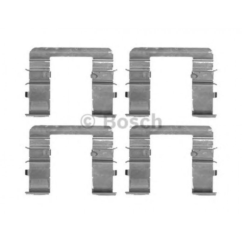1987474718 BOSCH Монтажний комплект гальмівних колодок