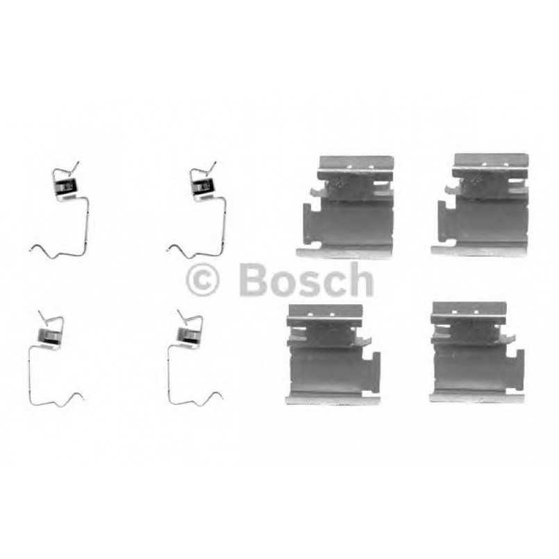1987474311 BOSCH Монтажний комплект гальмівних колодок