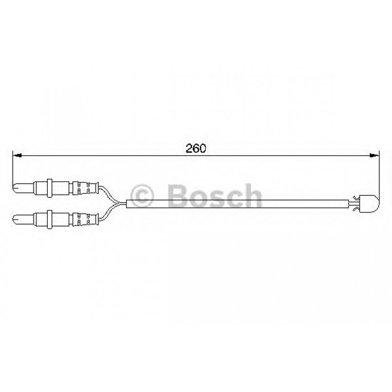 1987474975 BOSCH Датчик зносу гальмівних колодок