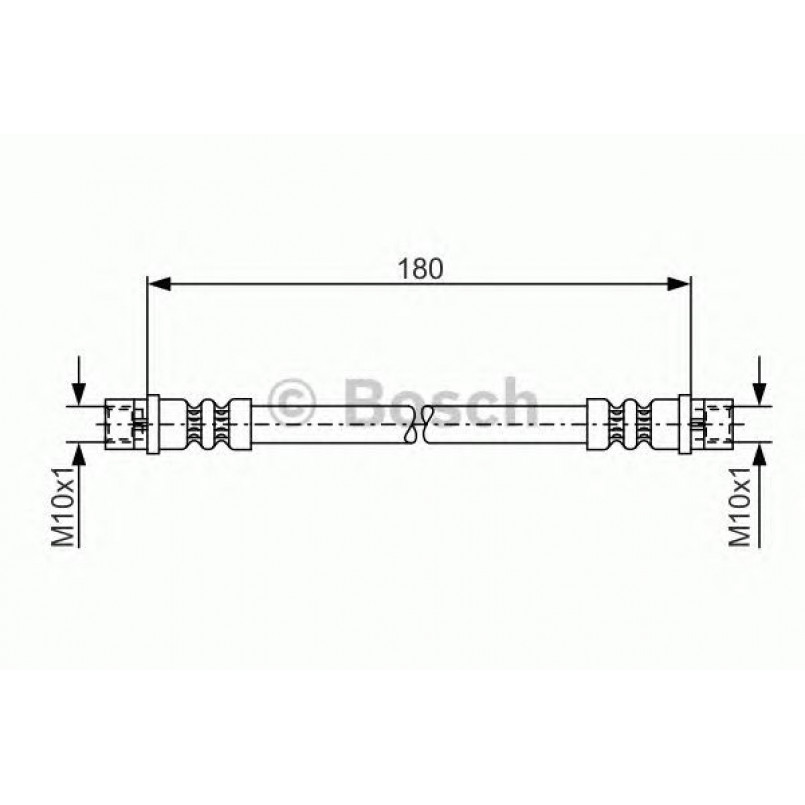 1987476018 BOSCH Гальмівний шланг