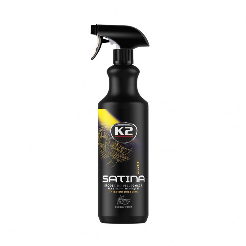K2 SATINA PRO 1L energy fruit, догляд за пенеллю приладів 1л NEW х6 (з тригером)