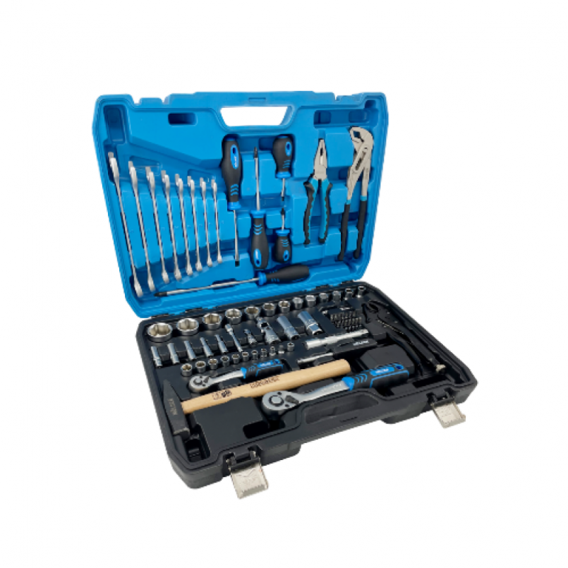 MOLDER Професійний набір інструментів в кейсі 1/2_, 1/4_ 72 T, CR-V, 72 од.