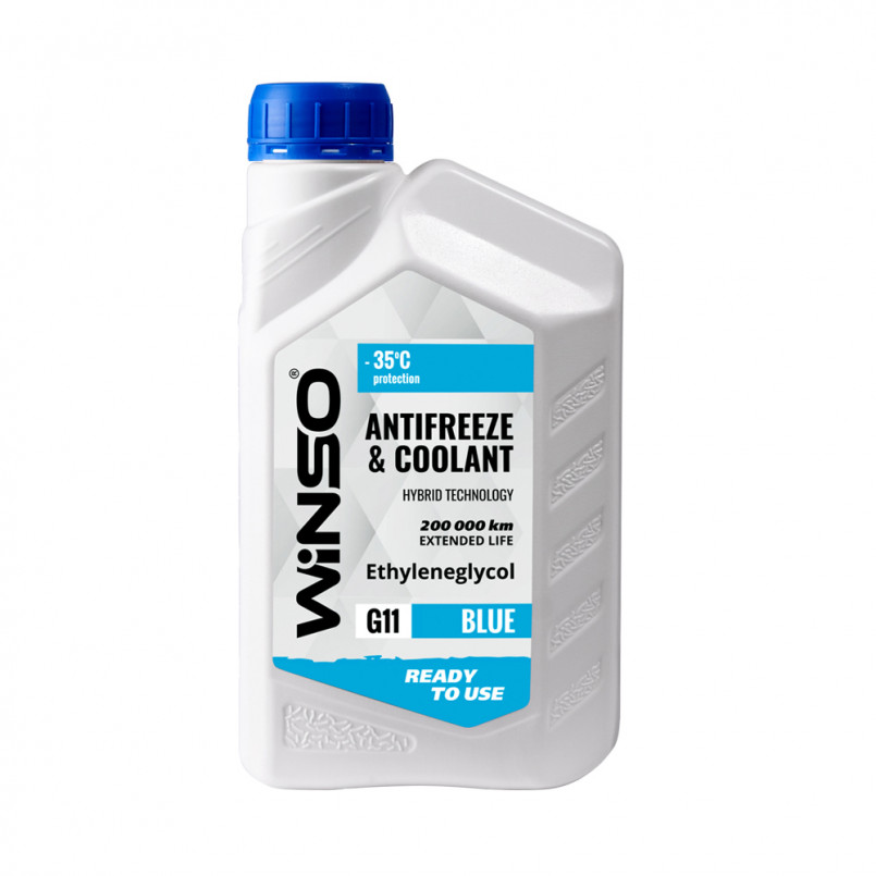 ANTIFREEZE & COOLANT WINSO BLUE G11 Антифриз - 35С 0,9kg (15шт/ящ)