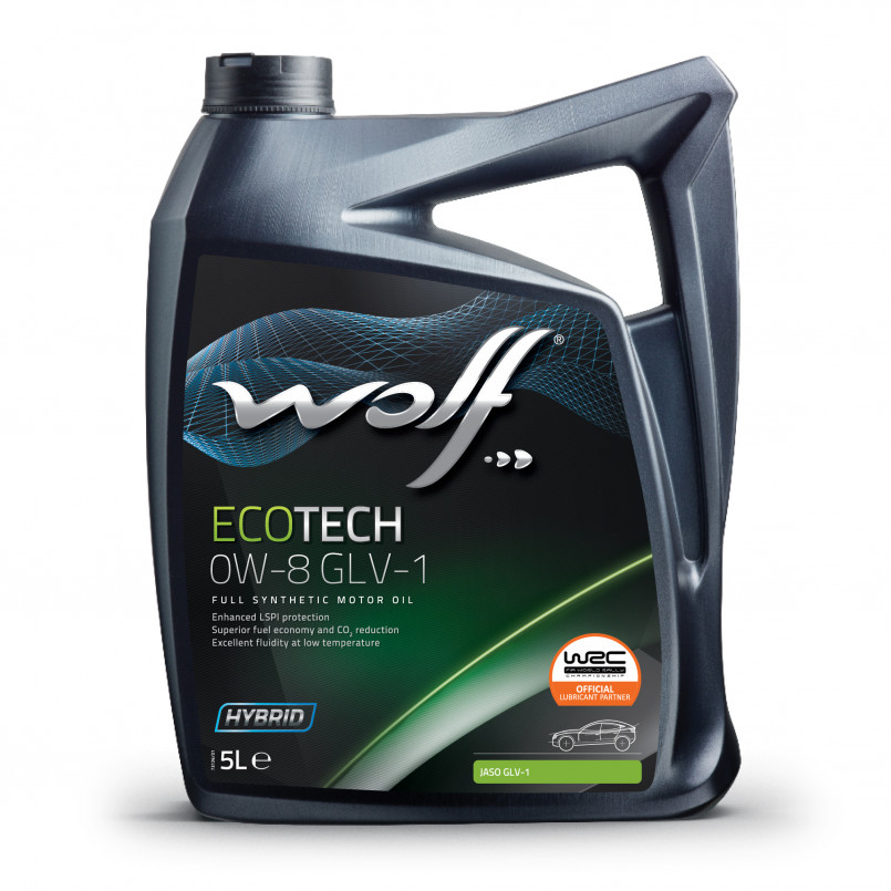 Олива моторна WOLF ECOTECH 0W-8 GLV-1  5л.
