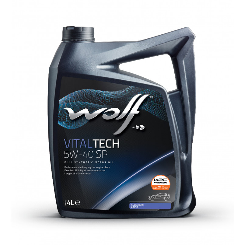 Олива моторна WOLF VITALTECH 5W-40 SP  4л.