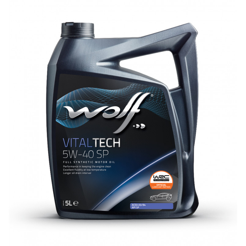 Олива моторна WOLF VITALTECH 5W-40 SP  5л.