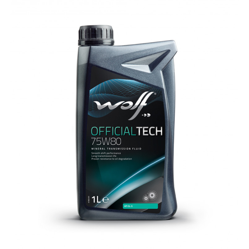 Трансмісійна олива WOLF OFFICIALTECH 75W80  1л.
