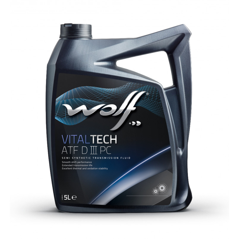 Трансмісійна олива WOLF VITALTECH ATF DIII PC  5л.