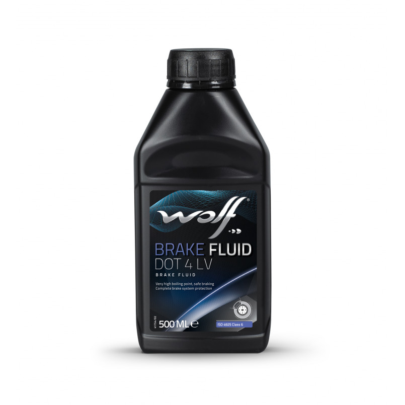 Гальмівна рідина WOLF BRAKE FLUID DOT 4 LV  500мл.
