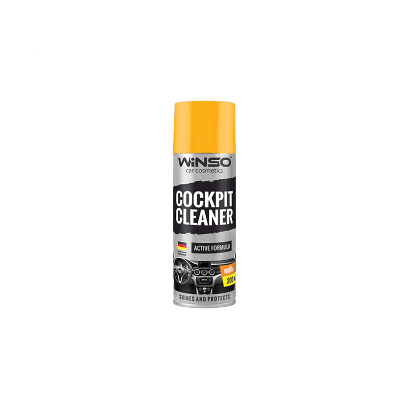 Поліроль для панелі приладів WINSO Cockpit Cleaner 200ml, ваніль (24шт/ящ)